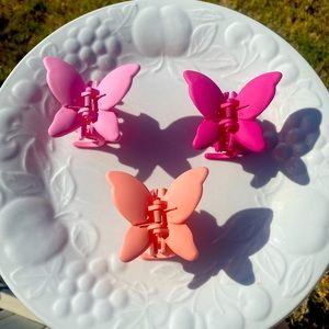 Butterfly hair clips 🦋😍